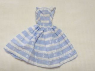Vintage Barbie Suburban Shopper 969 - Blue & White Dress