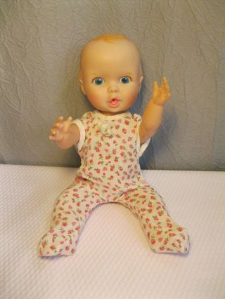 Vintage 1972 Gerber 10 " Drink & Wet Baby Doll With Pajamas Outfit
