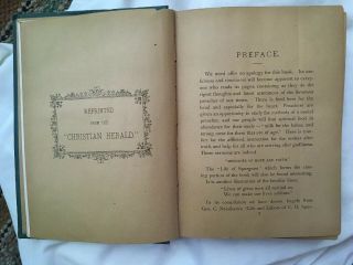 Antique 1889 Messages Of Hope & Faith Sermons By Rev.  C.  H.  Spurgeon 5