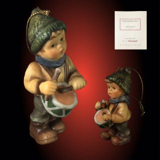 Berta Hummel ‘little Drummer Boy’ Hand Painted Ceramic Ornament Studio Hummel