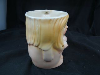 1960 ' s bobble boob naked lady mug,  4  tall 4