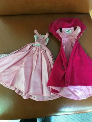Vintage Barbie Sophisticated Lady Dress And Coat - 993 -