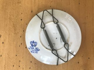 Antique Allertons England Blue willow pattern Butter Pat Early 2