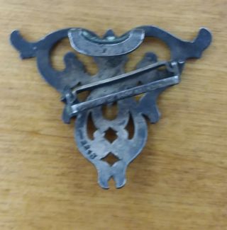 Sterling Silver Sash Buckle Antique patented June 25,  1901 2