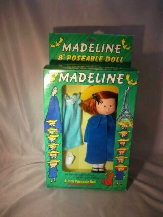 8 Inch Poseable Eden Toy Doll Madeline Box Never Opened 2 Outfits