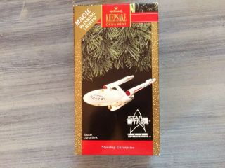 Hallmark Star Trek 1991 Uss U.  S.  S Enterprise 25th Anniversary Edition
