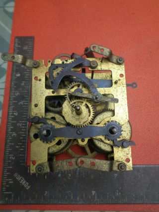 Vintage Haller A.  G clock movement spares or repairs LOTCCT1K4 3