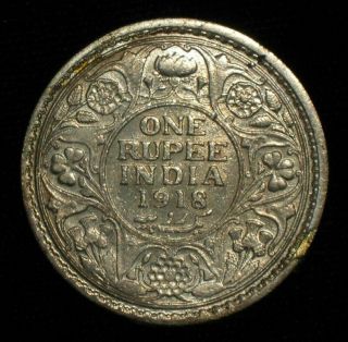 1918,  Rupee From India.