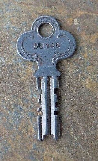 Antique Eagle Lock Co.  Car Key Bu146 Antique Buick Car Key 146