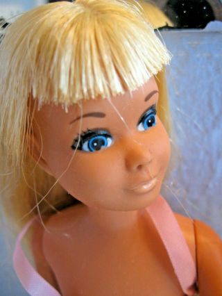 Vintage Mattel Barbie 1967 Skipper Doll Twist N Turn Bend Leg Blue Eye -