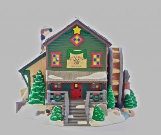 Dept 56 Snow Village Series Rock Creek Mill House Christmas