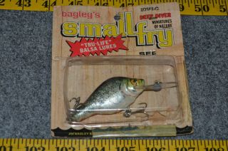 Vintage Bagley Small Fry Crappie Fishing Lure