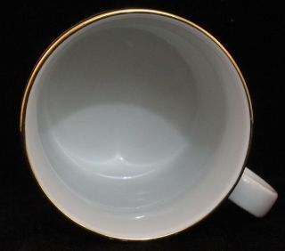Old Germany Eagle Crest Gold Rim White Coffee Tea Mug Cup 5