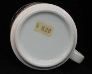 Old Germany Eagle Crest Gold Rim White Coffee Tea Mug Cup 6