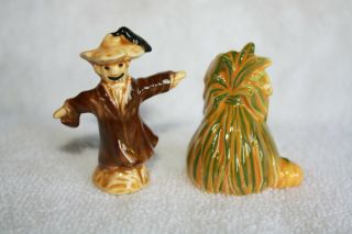 Arcadia Miniature Scarecrow And Corn Stalks Mini Salt And Pepper Set