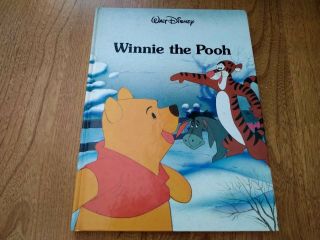 Walt Disney Winnie The Pooh By Twin Books Oversized Vintage (1989,  Hardcover)