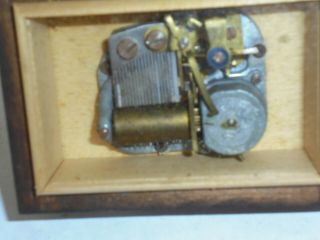 Small Antique Cylinder Music Box Signed Switzerland 2