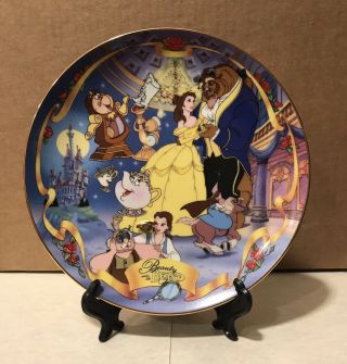 “a Tale As Old As Time” Beauty & The Beast Plate Disney’s Musical Memories