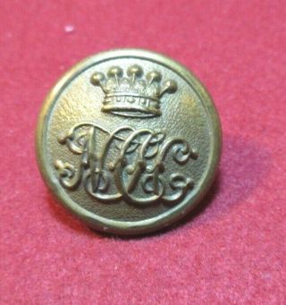 Antique Hunt Button North Cotswold Hunt Nchc Coronet 22 Mm Gaunt