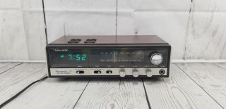 Vintage Realistic Chronomatic 218 Am/fm Radio Alarm Clock 12 - 1526