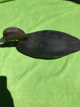 Antique - Vintage Wooden Duck Decoy.