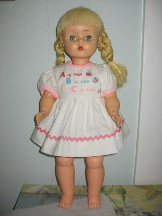 Sweet Vintage Horsman Ruthie Doll 18 " Tall