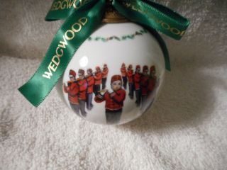 Wedgwood Twelve Days Of Christmas Ball Ornament Eleven Pipers Piping