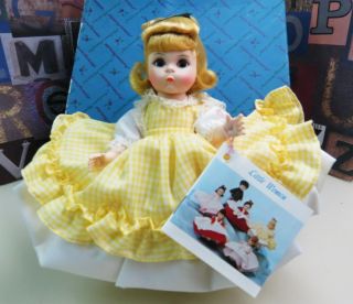 Vintage 8 " Madame Alexander Kins Doll Amy 411 Little Women Series Box Tag Exc