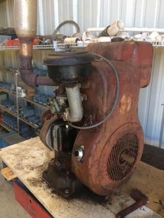 Antique Wisconsin Single Cylinder Engine