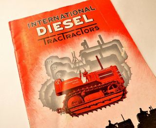 Vintage International Diesel Tractractor Book