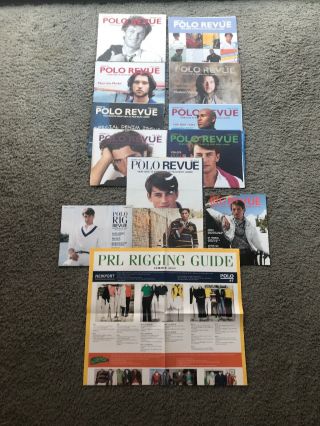 Ralph Lauren Various Vintage Polo Revue Newsletters And Rigging Guides
