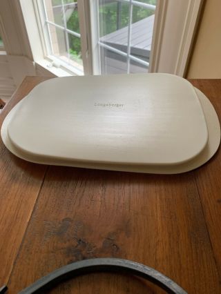 Lid Only For Longaberger Pottery 8 X 8 Square Casserole Baking Dish