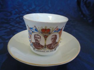 Tea Cup And Saucer Commemorating The Boer War (1899 - 1902)