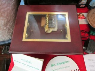 MR.  CHRISTMAS MUSICAL BELL SYMPHONIUM 24 SONGS & POWER CORD 3
