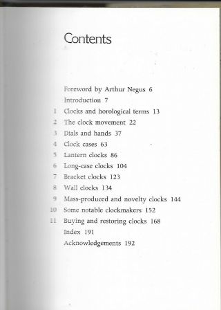 Vintage The Arthur Negus Guide to English Clocks by David Barker Hardback Book 2
