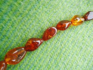 Antique Baltic - Amber Bead Necklace - amber 3