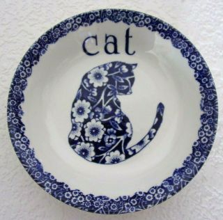 Royal Crownford Staffordshire England Cat Plate - Norma Sherman 4 3/4 " Diameter