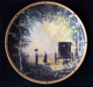 Lenox The Plain Folk Plate Enchantment Amish Mennonite Al Koenig Al Koenig A0260