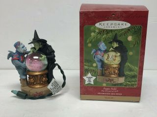 Hallmark Keepsake Ornament Wizard Of Oz Poppy Field Lighted Magic Changing Scene
