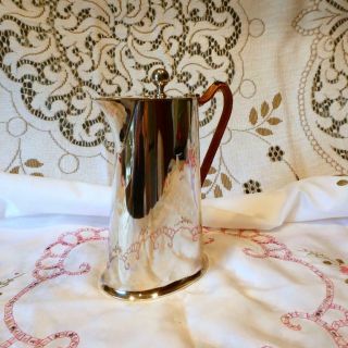 Art Deco Silver Plate Wicker Covered Handle Coffee Pot Scott,  Randle 1922 - 1931