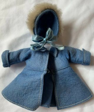 Vintage Wool Ginny Doll Coat And Hat
