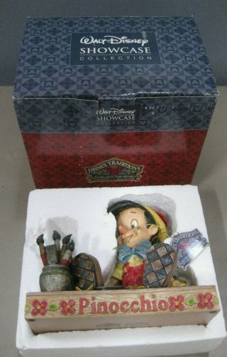 Jim Shore Enesco Disney Traditions Pinocchio Carved From The Heart Figurine