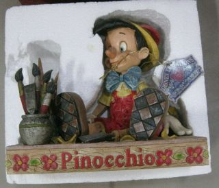 Jim Shore Enesco Disney Traditions Pinocchio Carved From The Heart Figurine 2
