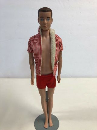 Vintage 1960 Mattel Ken Doll Beach Outfit Hawthorne,  Ca Usa Made Q