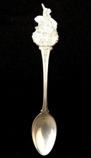 Vintage End Of The Trail Collectible Silver Spoon By Holland