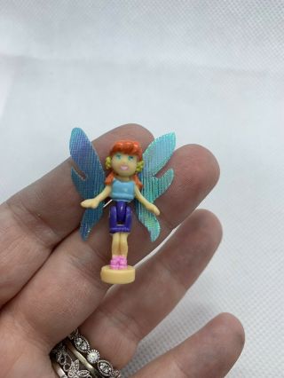 Vintage Polly Pocket Fairy Doll Figure 1990s Mattel Bluebird