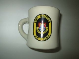 Vintage Victor Coffee Mug Cup Uss Glover Look Out Sharp Ff 1098