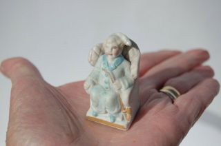Conta Boehme C1900 Antique Miniature Bisque Figurine Fairing Doll Cakedecoration