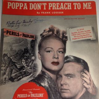 Vintage Sheet Music 1947 Papa Don 