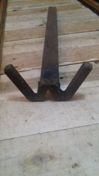 Unusual Vintage Branding Iron In The Form Of A 